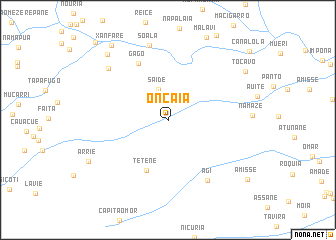 map of Oncaia