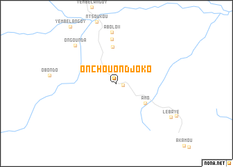 map of Onchouondjoko