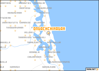 map of Ondachchimadam