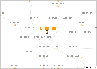 map of Ondando