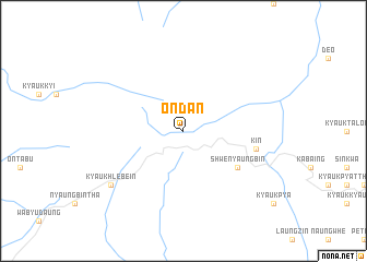 map of Ondan