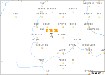 map of Ondaw