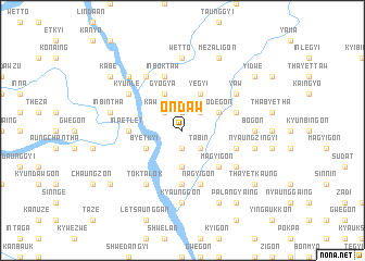 map of Ondaw