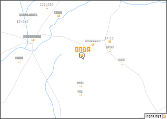 map of Onda