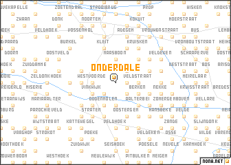 map of Onderdale