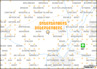 map of Onder den Berg