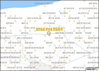 map of Onderdendam