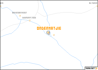 map of Ondermatjie
