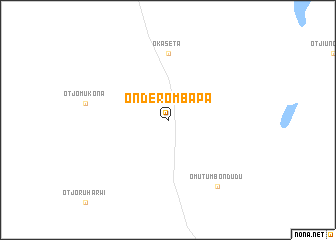 map of Onderombapa