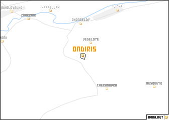 map of Ondiris