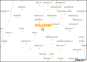 map of Ondjamba