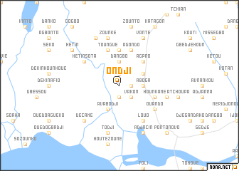 map of Ondji