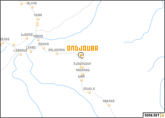 map of Ondjouba