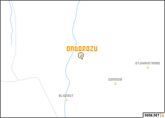 map of Ondorozu
