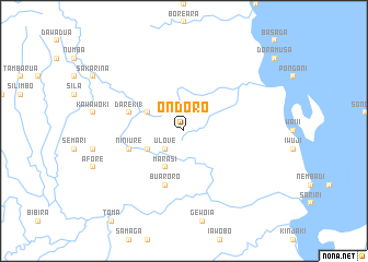 map of Ondoro
