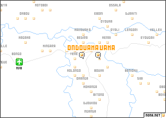 map of Ondouama