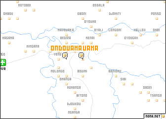 map of Ondouama