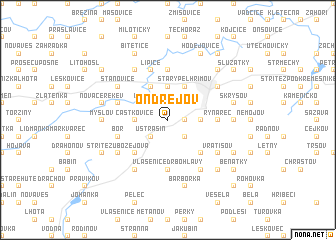 map of Ondřejov