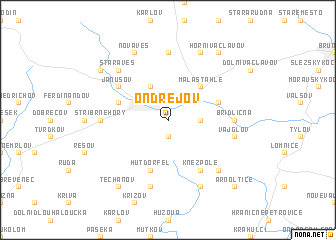 map of Ondřejov