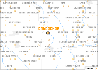 map of Ondrochov