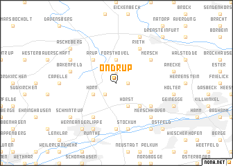 map of Ondrup