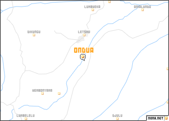 map of Ondua