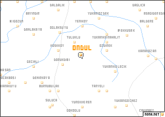 map of Öndül