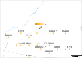 map of Onduna