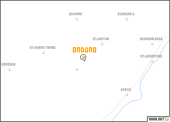 map of Onduno