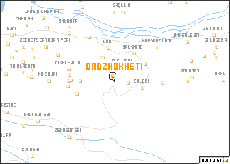 map of Ondzhokheti