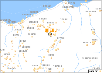 map of Onebu