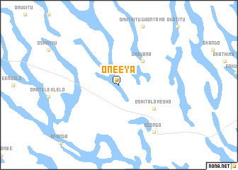 map of Oneeya