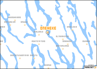 map of Oneheke