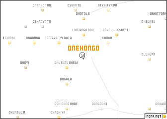 map of Onehongo