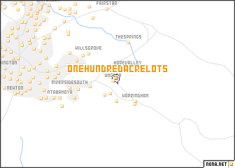 map of One Hundred Acre Lots