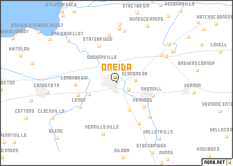 map of Oneida