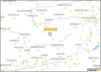 map of Oneida