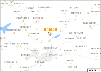 map of Oneida