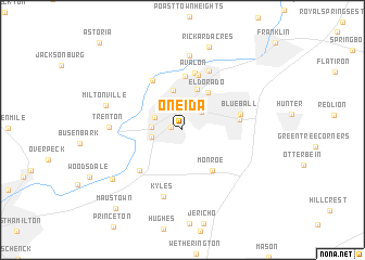 map of Oneida