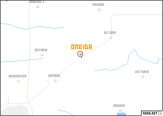 map of Oneida