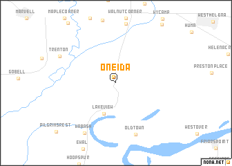 map of Oneida