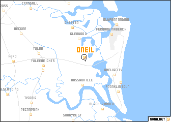 map of O\