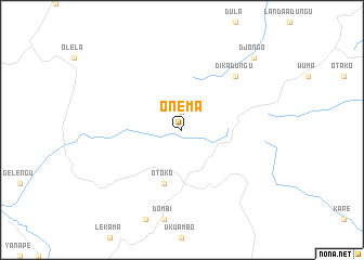 map of Onema