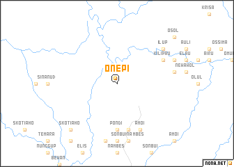 map of Onepi