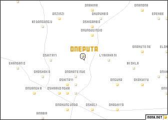 map of Oneputa