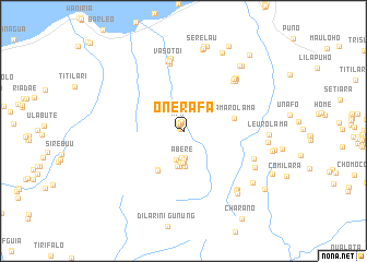 map of Onerafa