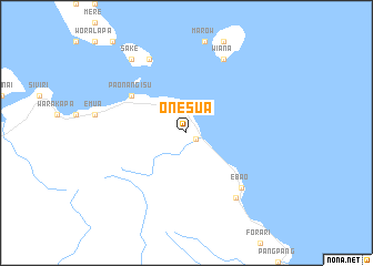 map of Onesua