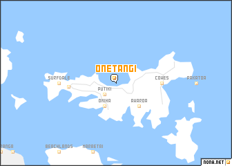 map of Onetangi