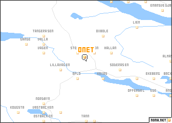 map of Önet