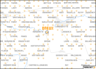 map of Oneux